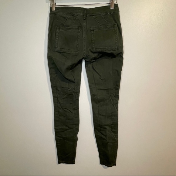 Anthropologie green skinny pants Size 25 - Picture 2 of 6